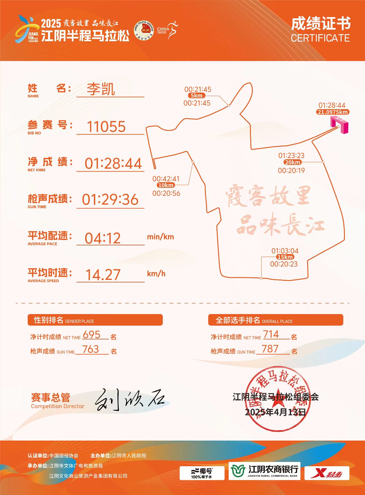 江阴半程马拉松